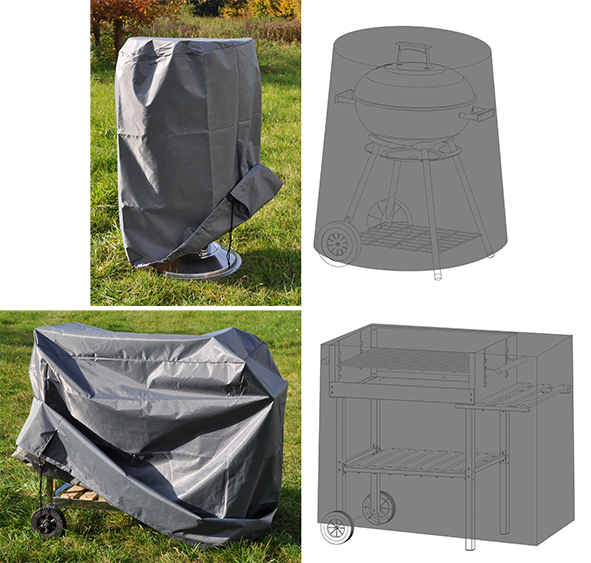 Grillabdeckplanen aus Kunststoff