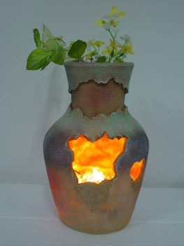 Wasser-Dampf-Brunnen aus Terrakotta