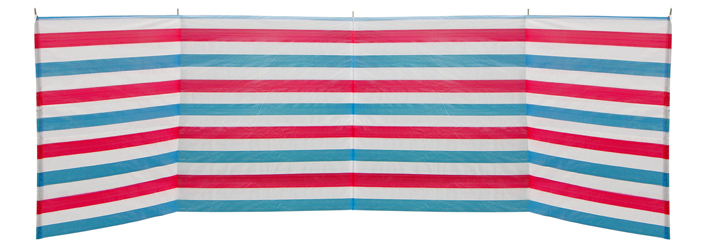 Windschutz mit 4 Feldern