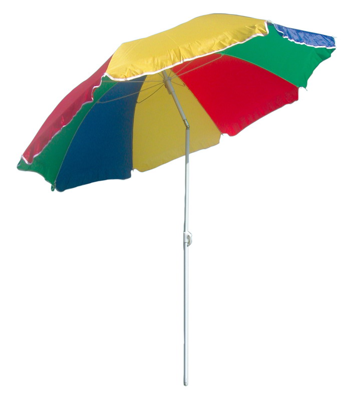 Sonnenschirm 180 cm Nylon sortiert