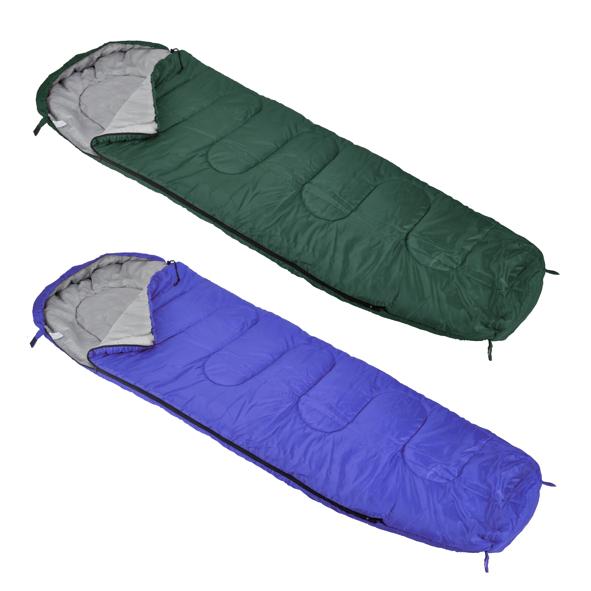 Mumienschlafsack, farbig sortiert