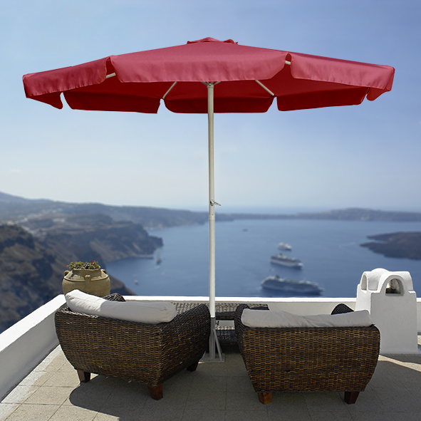 Alu-Landhausschirm - Bordeaux