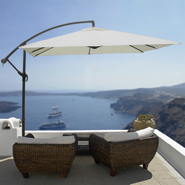 Alu-Ampelschirm - Beige UV50+