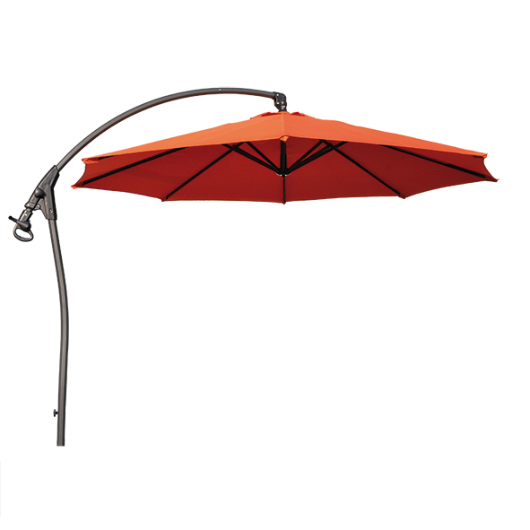 Alu-Ampelschirm - Terracotta