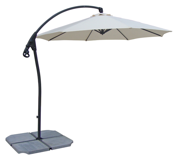 Alu-Ampelschirm - Beige