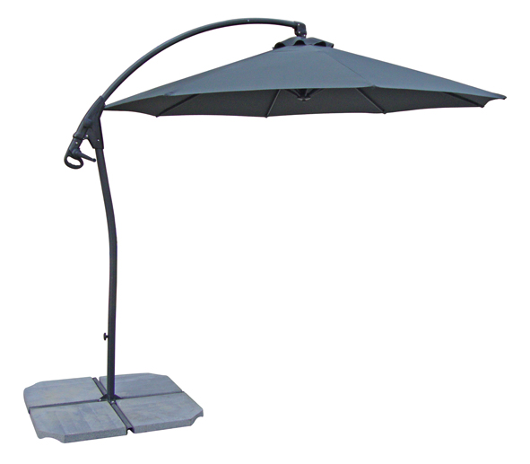 Alu-Ampelschirm - Anthrazit