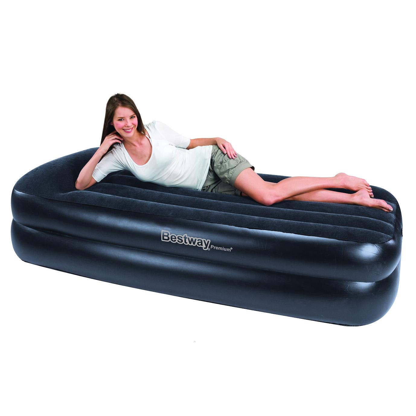 Velours Gästebett mit integrierter Pumpe