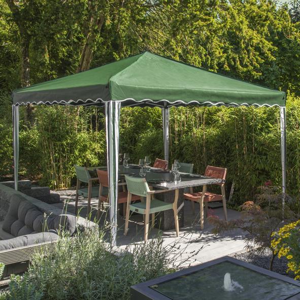 Faltpavillon, 3x3m, grün