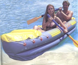 Kajak für 2 Personen inclusive 2 Paddel