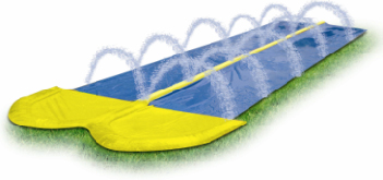 Doppelte Wasserrutsche