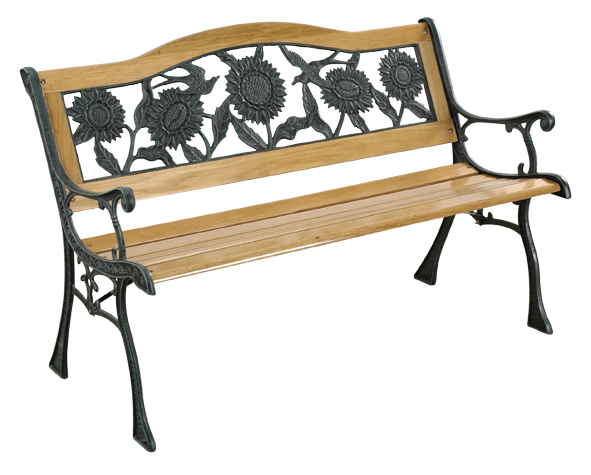 Parkbank aus Gusseisen