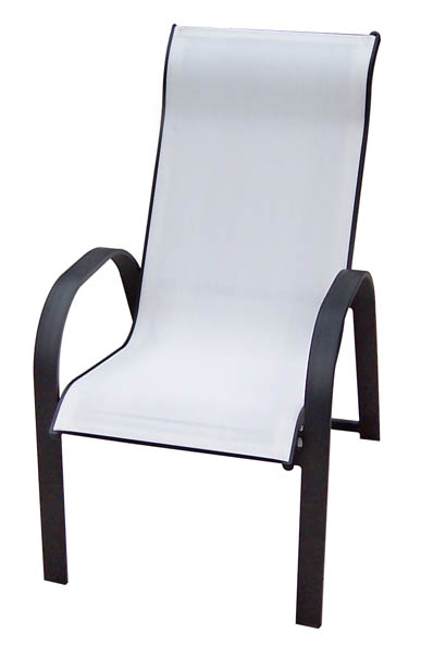 Campingstuhl mit Stoffbezug und