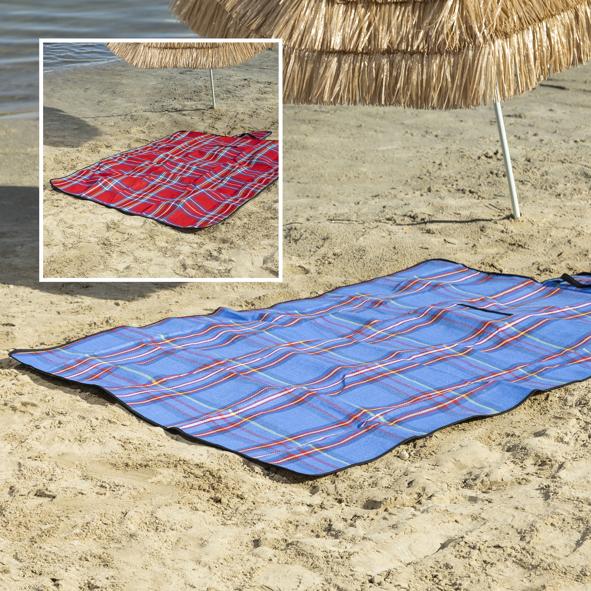 Strand- und Picknickdecke, Größe ca. 135 x 175cm