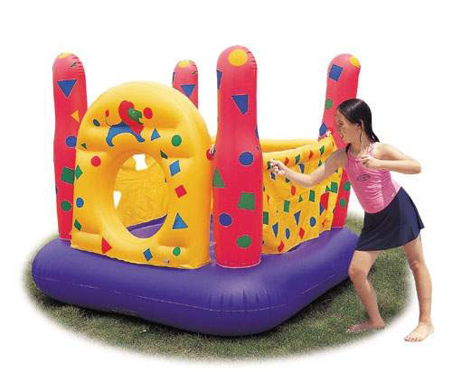 Aufblasbare Hüpfburg