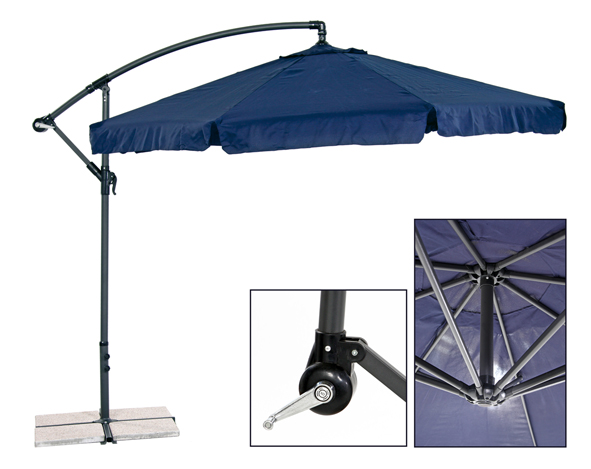 Alu-Ampelschirm - Blau