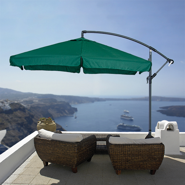 Alu-Ampelschirm - Grün