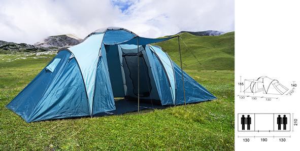 2 Haus Zelt 3000mm Wassersäule