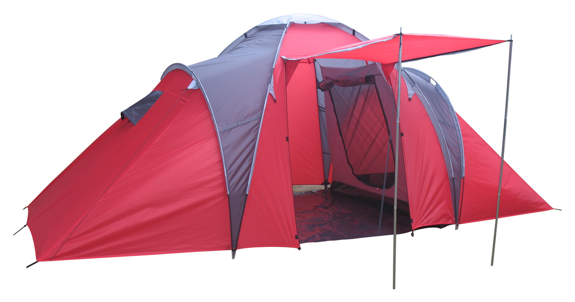 4 Personen Zelt mit 2 Innenräumen