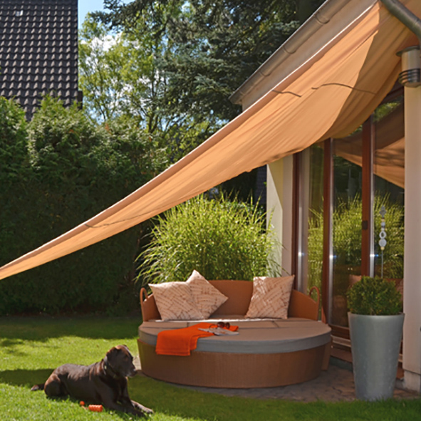 Sonnensegel aus Polyester