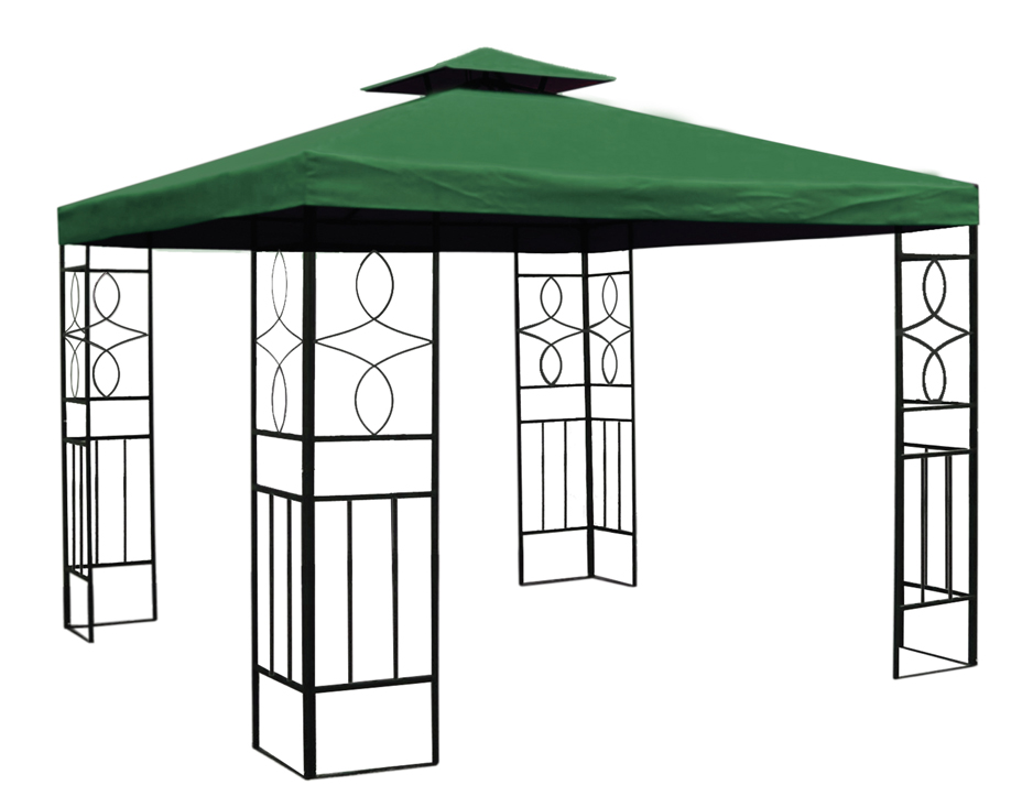 Pavillon mit grünem Dach