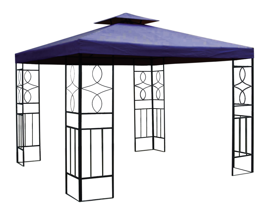 Pavillon mit blauem Dach