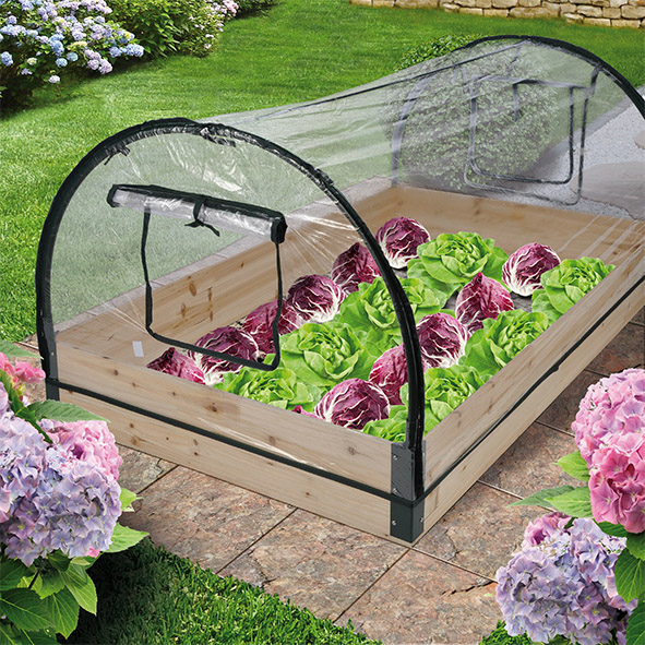 Gewächshaus m. Holzrahmen