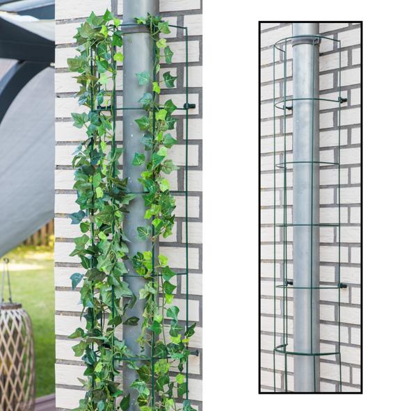 Rankhilfe aus Metall für Fallrohre