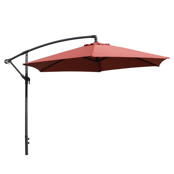 Alu-Ampelschirm - Terrakotta