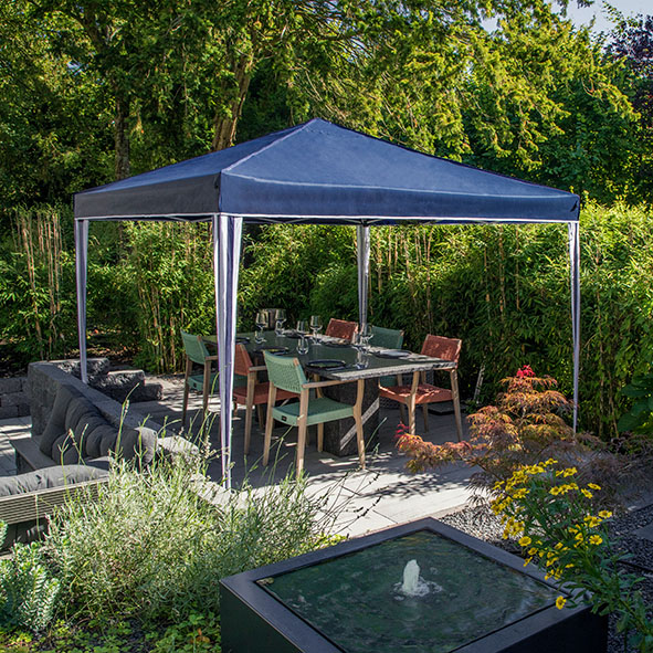 Faltpavillon, 3x3m, blau