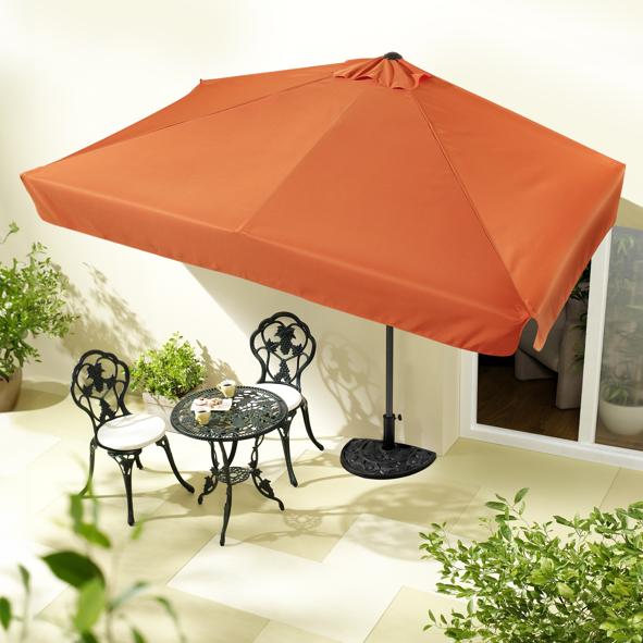 Sonnenschirm für die Wand, rechteckig