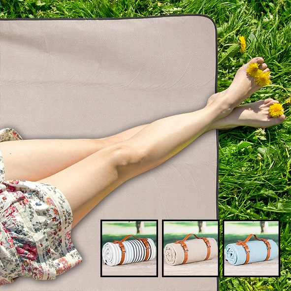 Picknickdecke mit Tragegurt