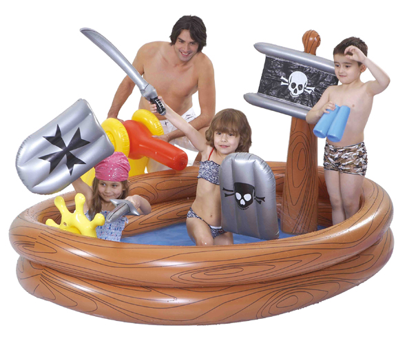 Kinder Pool - Piratenschiff