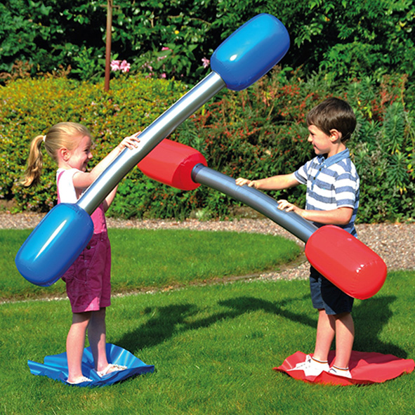 Gladiator-Spiel aufblasbar, 2er Set