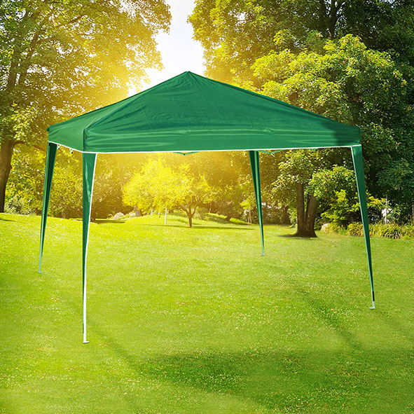 Faltpavillon, 3x3m, grün