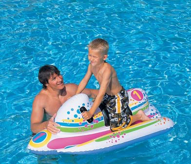 Pool-Boot mit Sitz für Kinder