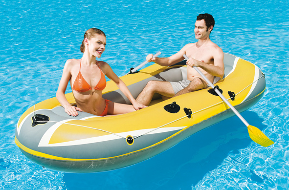 Schlauchboot inkl. 2 Paddel und