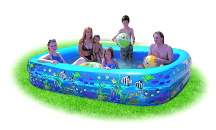 Familien Pool, Aquarium Design