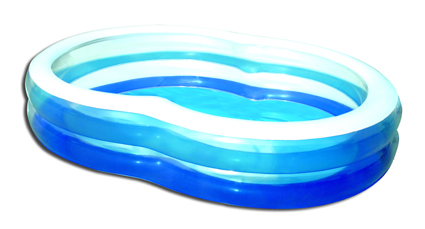 Familien-Pool, Achtformbecken