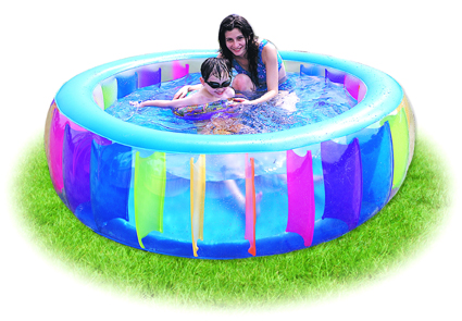 Planschbecken "Regenbogen", rund
