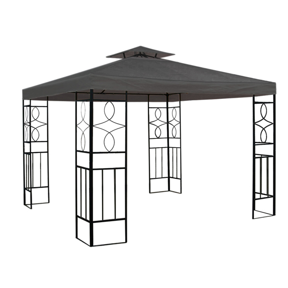 Pavillon mit anthrazitem Dach