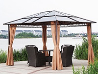 Seitenteile für Polycarbonat-Pavillon 62394