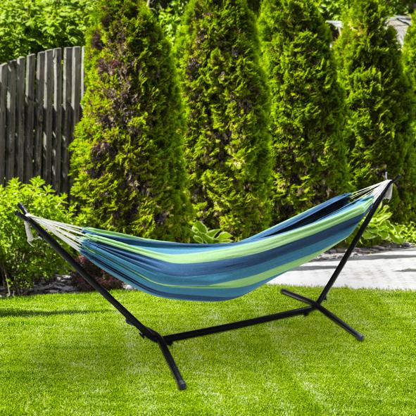 Hängematte mit Gestell