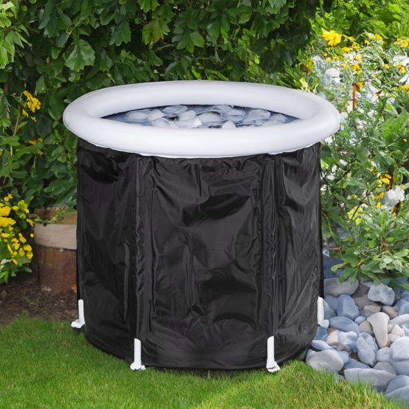 Eisbad, mit 6 Beinen