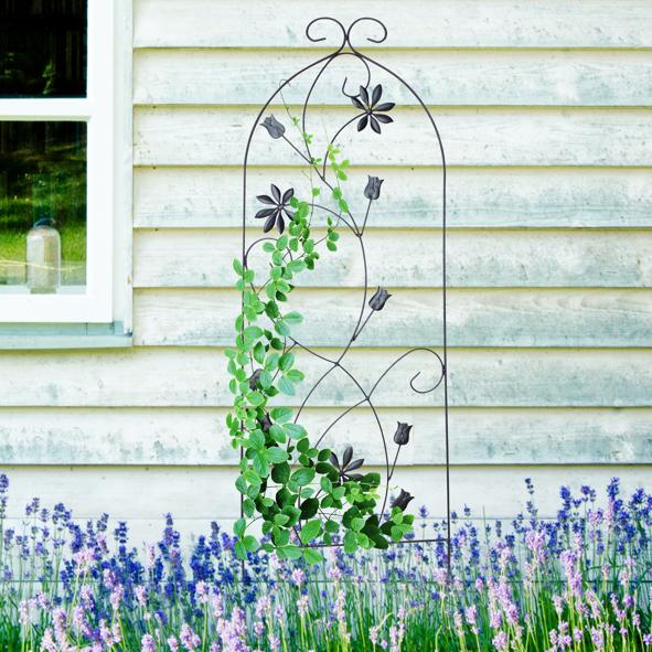 Rankhilfe Blume aus Metall