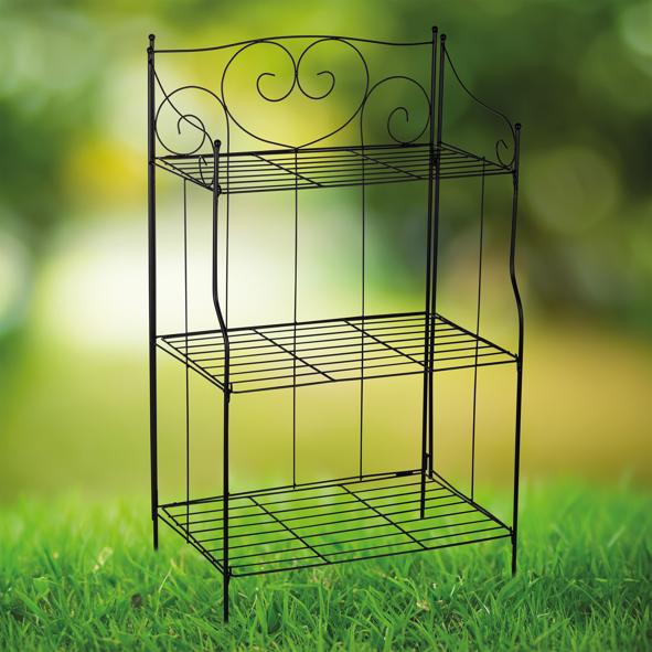 Blumenregal mit 3 Ablagen