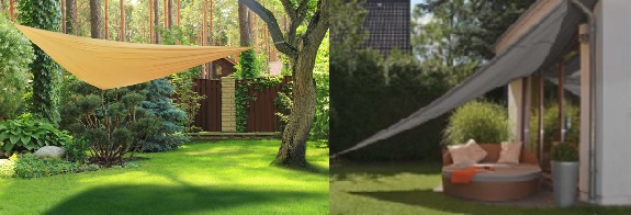 Mixkarton Sonnensegel aus Polyester