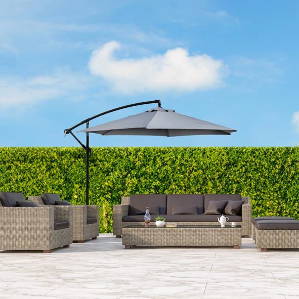 Ampelschirm, anthrazit UV 50+