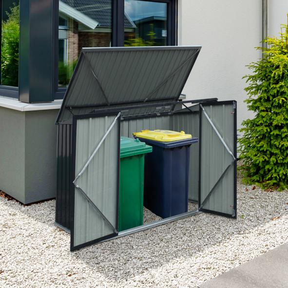 Garten-Mülltonnenbox