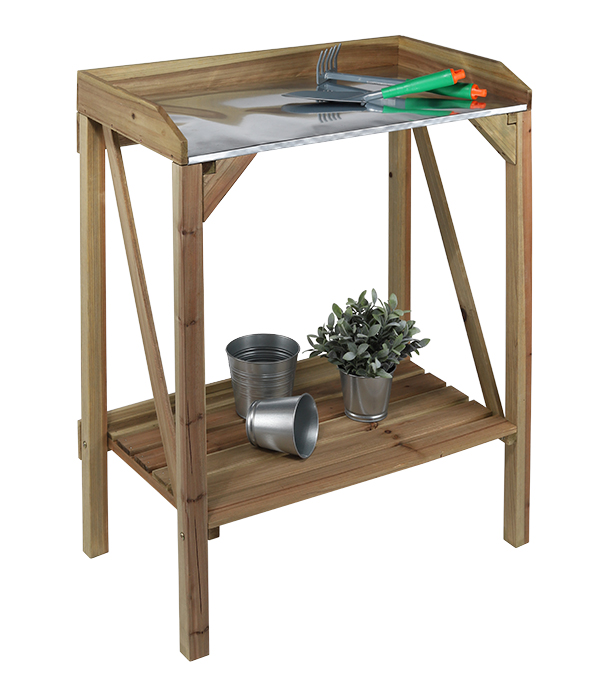 Gartenpflanztisch aus FSC-Tannenholz