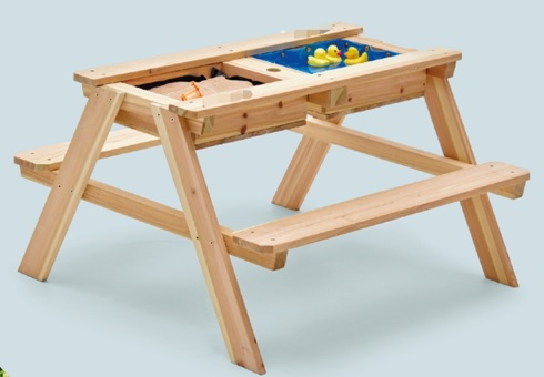 Sand- und Wasser-Spieltisch für Kinder